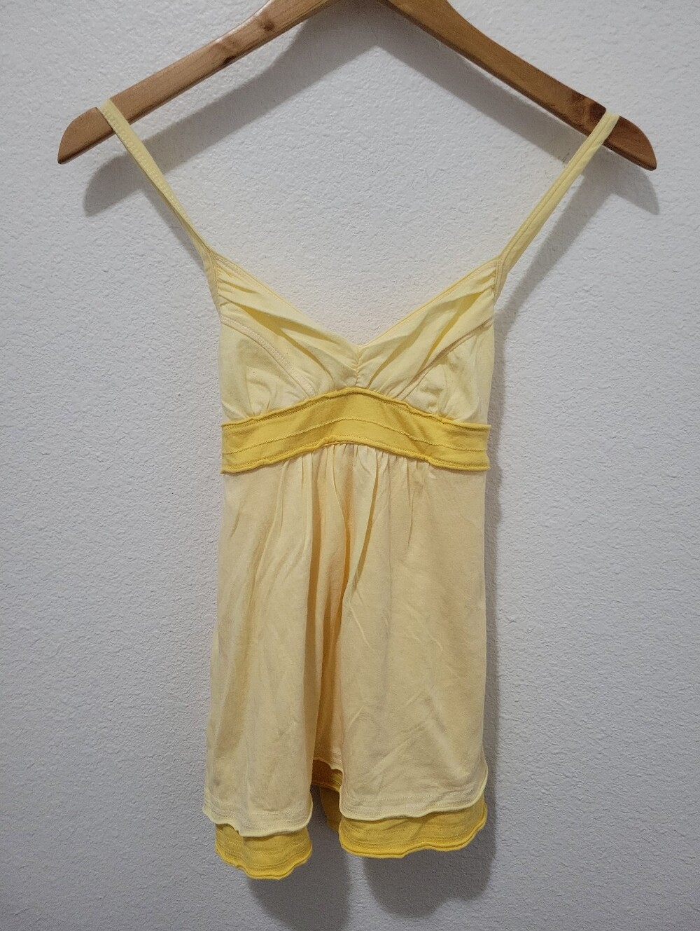 Vintage Y2k Abercrombie And Fitch Tie Back Babydoll Tank Top Size XS